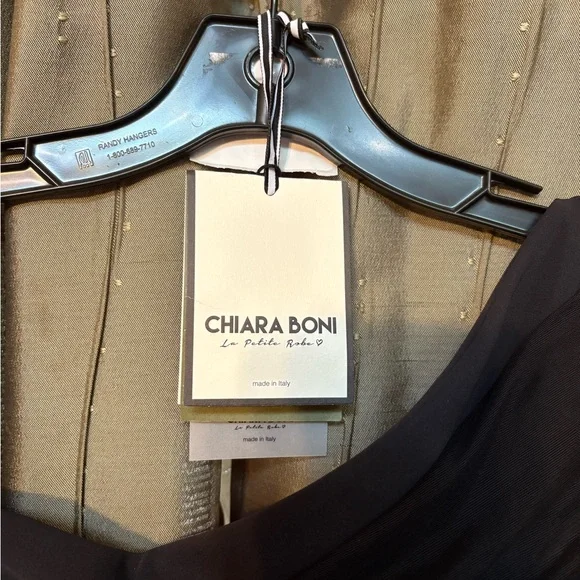 Chiara Boni Black 3/4 Sleeve Dress